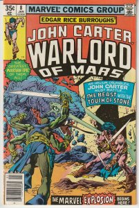 John Carter Warlord of Mars #8 (1978)