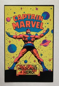 1971 VINTAGE MARVEL COMICS CAPTAIN MARVEL #1 COVER THIRD EYE BLACKLIGHT POSTCARD