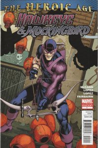 Hawkeye & Mockingbird # 1 Variant 2nd Printing Cover VF+ Marvel 2010 [K6]