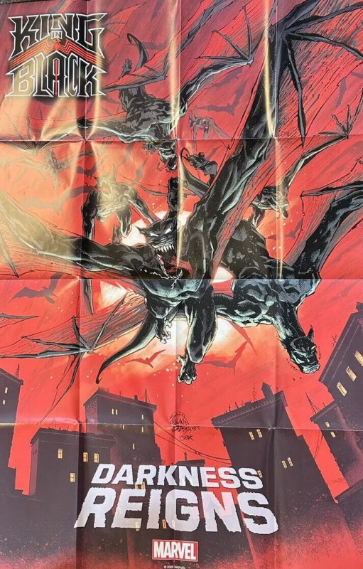 King In Black Promo Poster 2020 Marvel 24x36 New