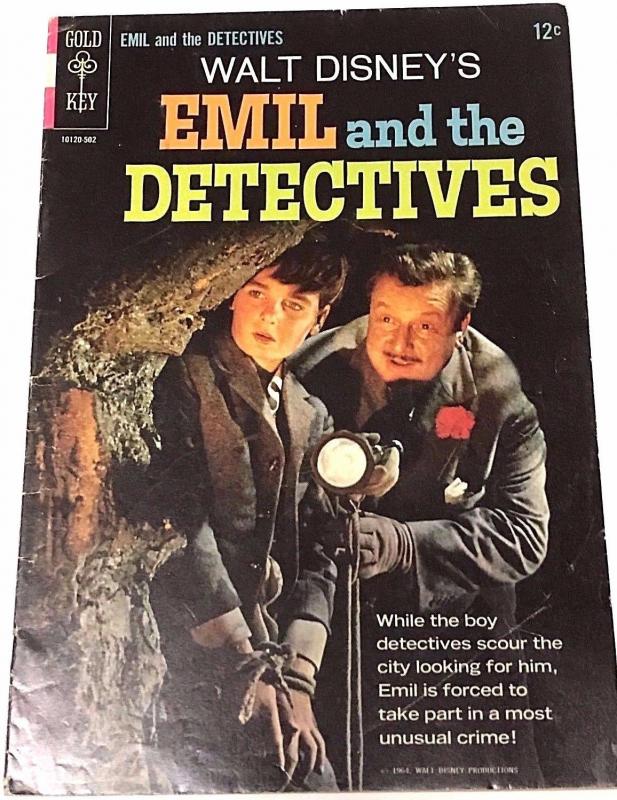 EMIL & THE DETECTIVES VERY GOOD 1964 GOLD KEY COMICS PHOTO COVER 