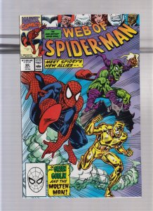 Web Of Spider Man #66 - Alex Saviuk Cover Art! (9.0) 1990