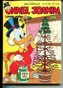 Onkel Joakim #26 1985-Disney-Danish-Uncle Scrooge-Carl Barks-Mickey Mouse-VG
