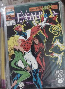 EXCALIBUR # 33 1991 MARVEL DISNEY  GIRLS SCHOOL FROM HECK PT 2