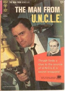 MAN FROM UNCLE (1965-1969 GOLD KEY) 3 VG- PHOTOCOVER: R COMICS BOOK