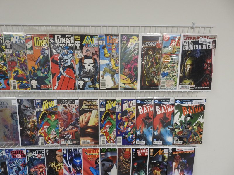 Huge Lot 140+ Comics W/ Punisher, Batman, Superman, +More! Avg VF- Condition!