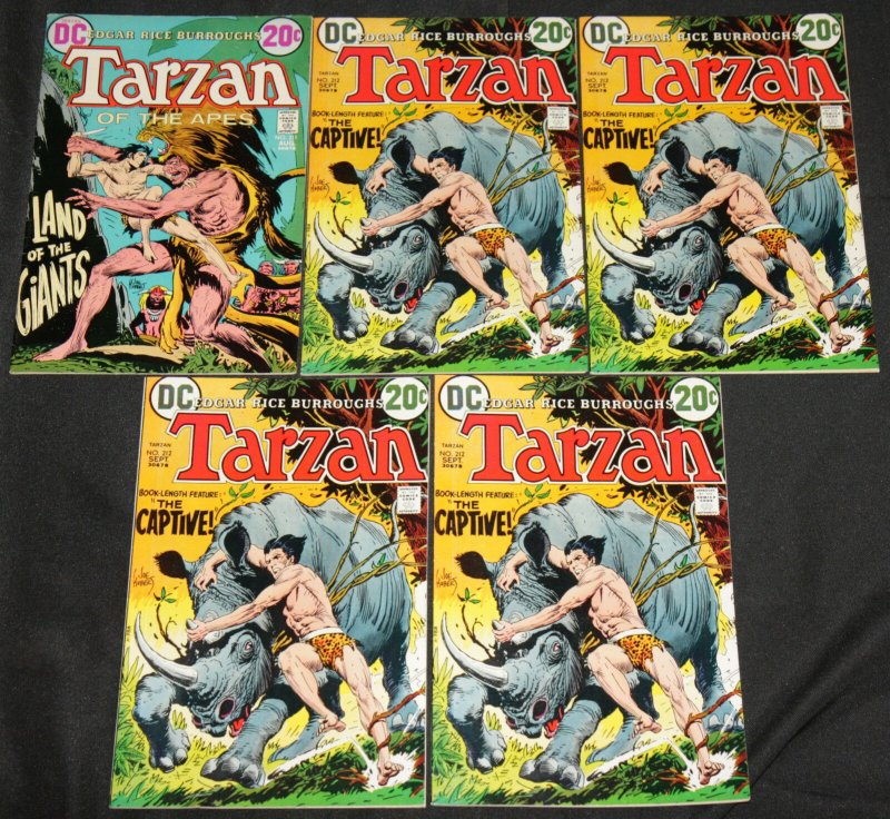 DC Bronze Age TARZAN 44  Mid-High Grade Comic Lot FN-NM many Joe Kubert art