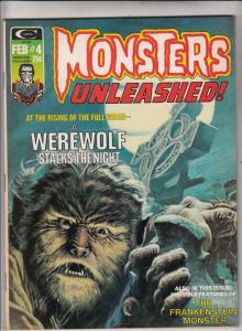 Monsters Unleashed Magazine #4 (Feb-74) VF High-Grade 