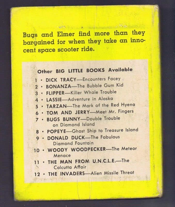 Bugs Bunny Double Trouble on Diamond Island 1967 Whitman Big Little Book  