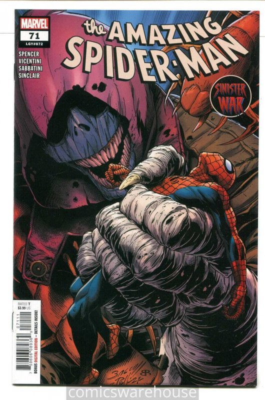 AMAZING SPIDER-MAN (2018 MARVEL) #71 NM X13010