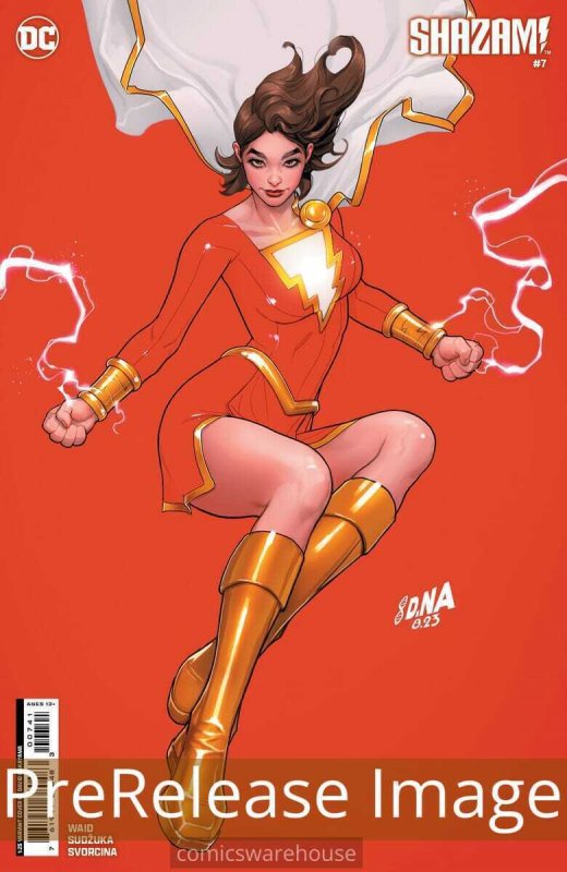 SHAZAM (2023 DC) #7 VARIANT 1:25 CVR D DAVID NAKAYAMA CARD STOCK PRESALE-01/02