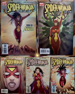 Spider-Woman: Origin #1-5 Complete Series (Marvel 2006) Jessica Drew's Beginning