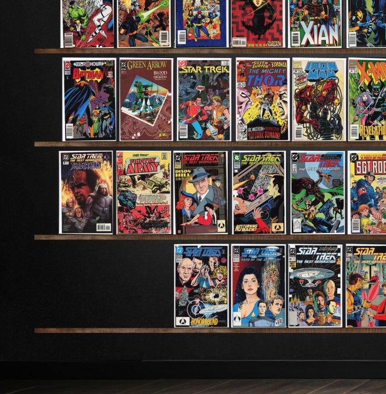 Huge Lot 150+ Comics with Star Trek, Sgt. Rock, X-Men 2099, War & More!