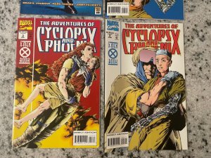 4 Marvel Comic Books Cyclops & Phoenix 2 3 4 + Cyclops 1 X-Men Wolverine 57 J813