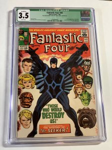 Fantastic Four 46 Cgc 3.5 qualified White Pages Marvel Silver Age