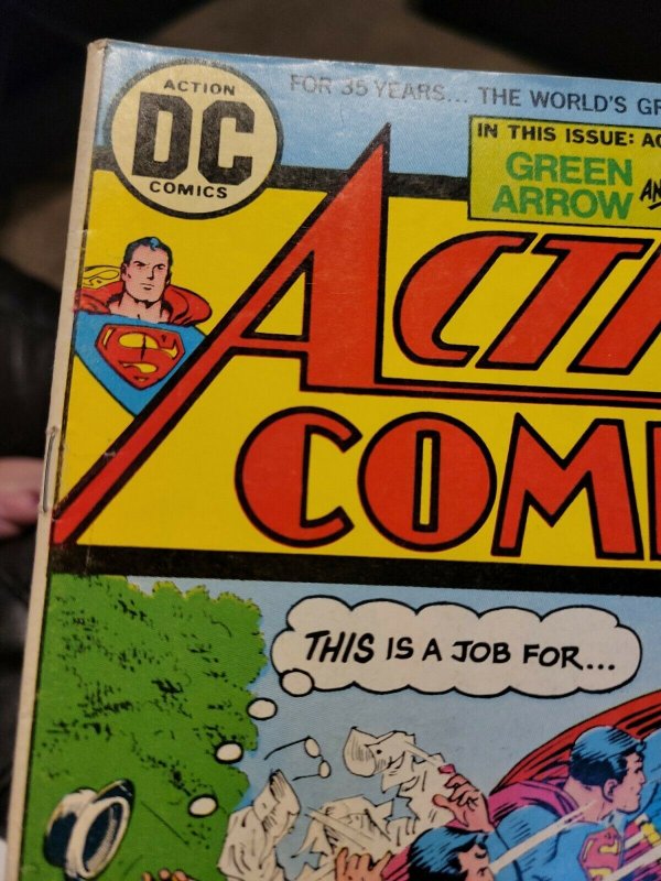 Action Comics #426 (1973 DC Comics) Master of the Moon Rocks!; Green Arrow Nice!