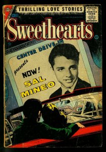 Sweethearts #39 1957- Sal Mineo Drive In Theater cover- Charlton Romance- G