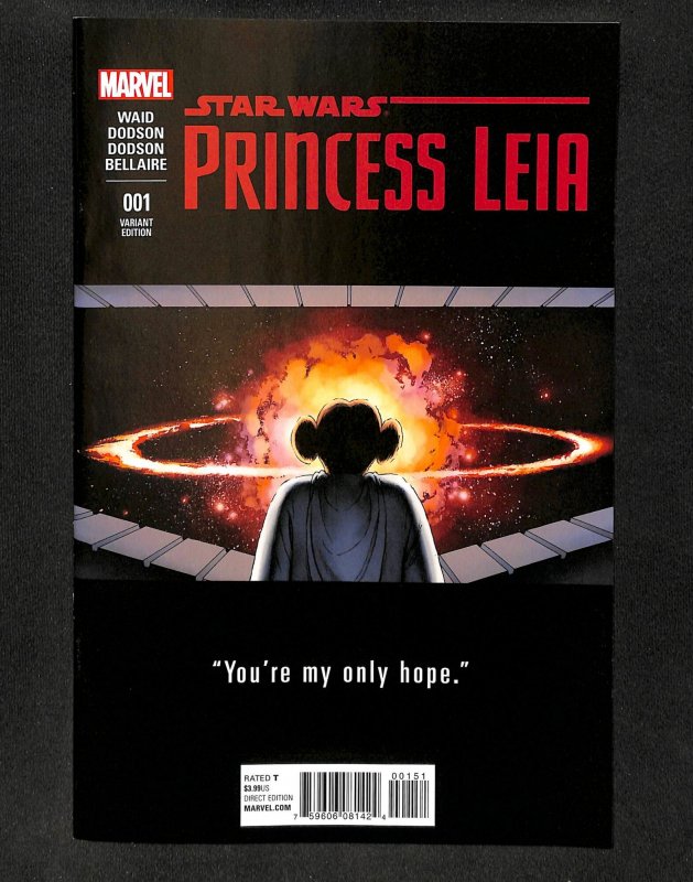 Princess Leia #1 You're My Only Hope Variant 1:25 Retailer Incentive