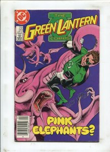 GREEN LANTERN CORPS #211 - (7.0) 1987 - SIGNED BY MARTIN NODELL W COA