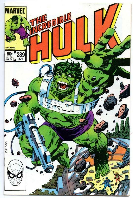 HULK #289, VF/NM, Incredible, Bruce Banner, Buscema, 1968 1983, Marvel