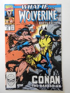 What If...? #16 (1990) Wolvie Battles Conan!! Beautiful NM- Condition!