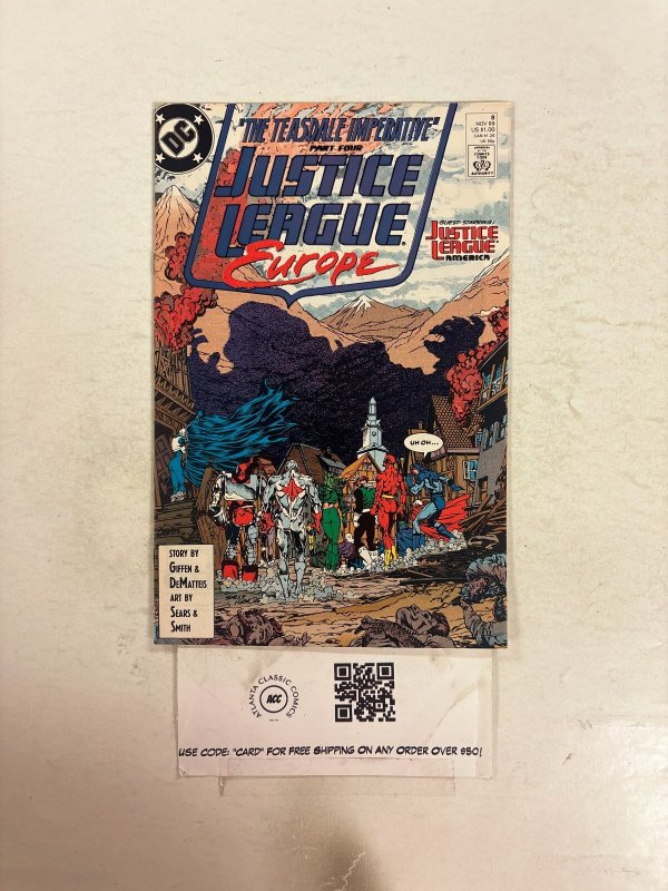 Justice League Europe #8 NM DC Comic Books Metamorpho Power Girl 18 HH113