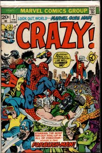 Crazy #1 (1973) Forbush-Man