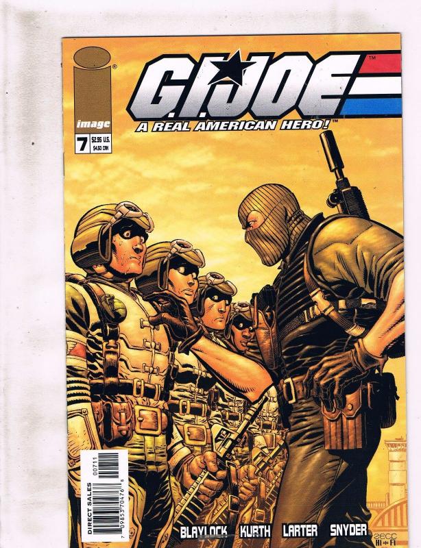 Lot Of 6 GI Joe Image Comic Books # 2 6 7 8 9 10 Destro Snake Eyes Storm J239