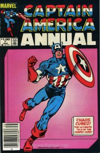 Captain America (1st Series) Annual #7 (Newsstand) FN ; Marvel | Cosmic Cube