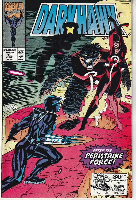 Darkhawk #16 Direct Edition (1992)