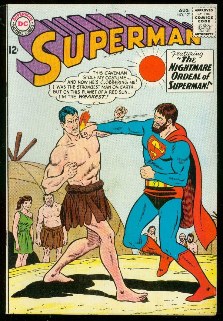 Superman #171 1964-Dc Comics-Cave MAN Cover Boxing VG | Comic Books -  Silver Age, DC Comics, Superman, Superhero / HipComic