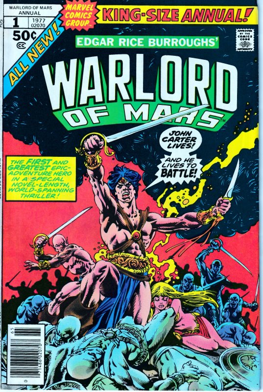 John Carter Warlord of Mars(Marvel) Annual # 1