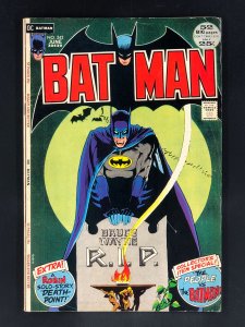 Batman #242 (1972) 1st App of Bruce Wayne as Crimelord, Matches Malone