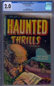 HAUNTED THRILLS #15 CGC 2.0 VERY RARE!!!