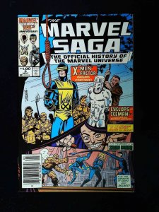 Marvel Saga #6  Marvel Comics 1986 Vf/Nm Newsstand