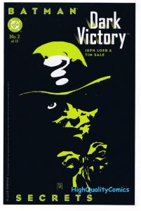 BATMAN DARK VICTORY 2 Insert, promo, NM, Riddler, 1999, more promos in store