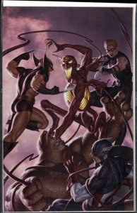 Absolute Carnage: Avengers Yoon Virgin Cover (2019) Captain America