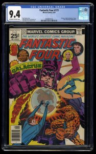 Fantastic Four #173 CGC NM 9.4 Off White to White Galactus!