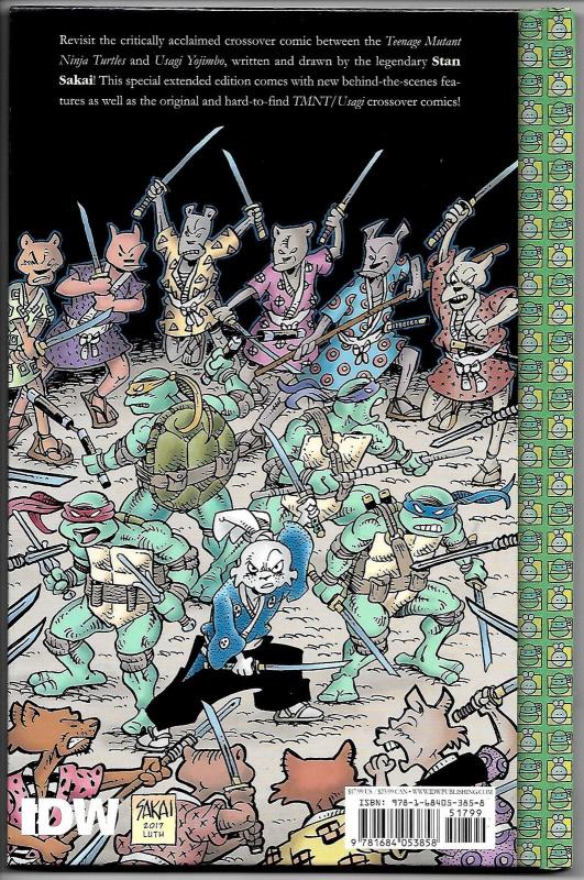 TMNT Usagi Yojimbo #1 Expanded Ed Hardcover 1st Printing (IDW, 2018) NM