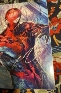 Marvel Comics Amazing Spider-Man #21 signed John Giang Virgin MegaCon # limited