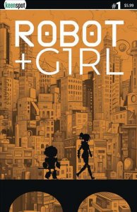 Robot + Girl #1B VF/NM ; Keenspot | Mike White All Ages Print Run: 400