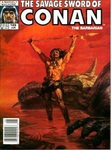 Savage Sword of Conan #149 Marvel Comics 1988 VF+