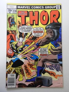 Thor #270 (1978) FN- Condition!