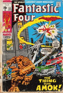 Fantastic Four #111 (1971) Fantastic Four