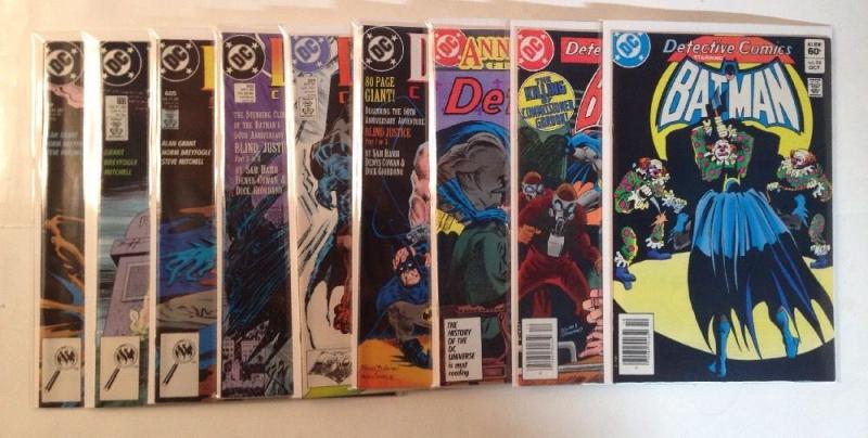 Detective Comics 531 533 572 598 599 600 605 606 607 Near Mint Lot Set Run