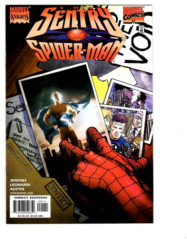 3 Spider-Man Marvel Comics #1 Sentry/Spider-Man #1 Greatest Collect. #1 BH38