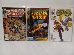 IRON FIST #15: 3D CLASSIC COVER + POWERMAN/IRON FIST #50 + #1- FREE SHIPPING