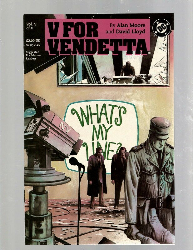 V For Vendetta Complete DC Comics LTD Series # 1 2 3 4 5 6 7 8 9 10 A. Moore SB5