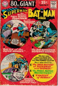 80 Page Giant # 15 – Superman/Batman team ups