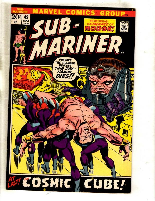 Sub-Mariner # 49 VF Marvel Comic Book Triton Atlantis MODOK Avengers FM2